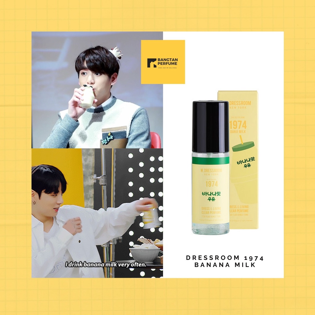 Chiết W Dressroom Banana Milk 1974 Xịt thơm Cheap Moment Jeon