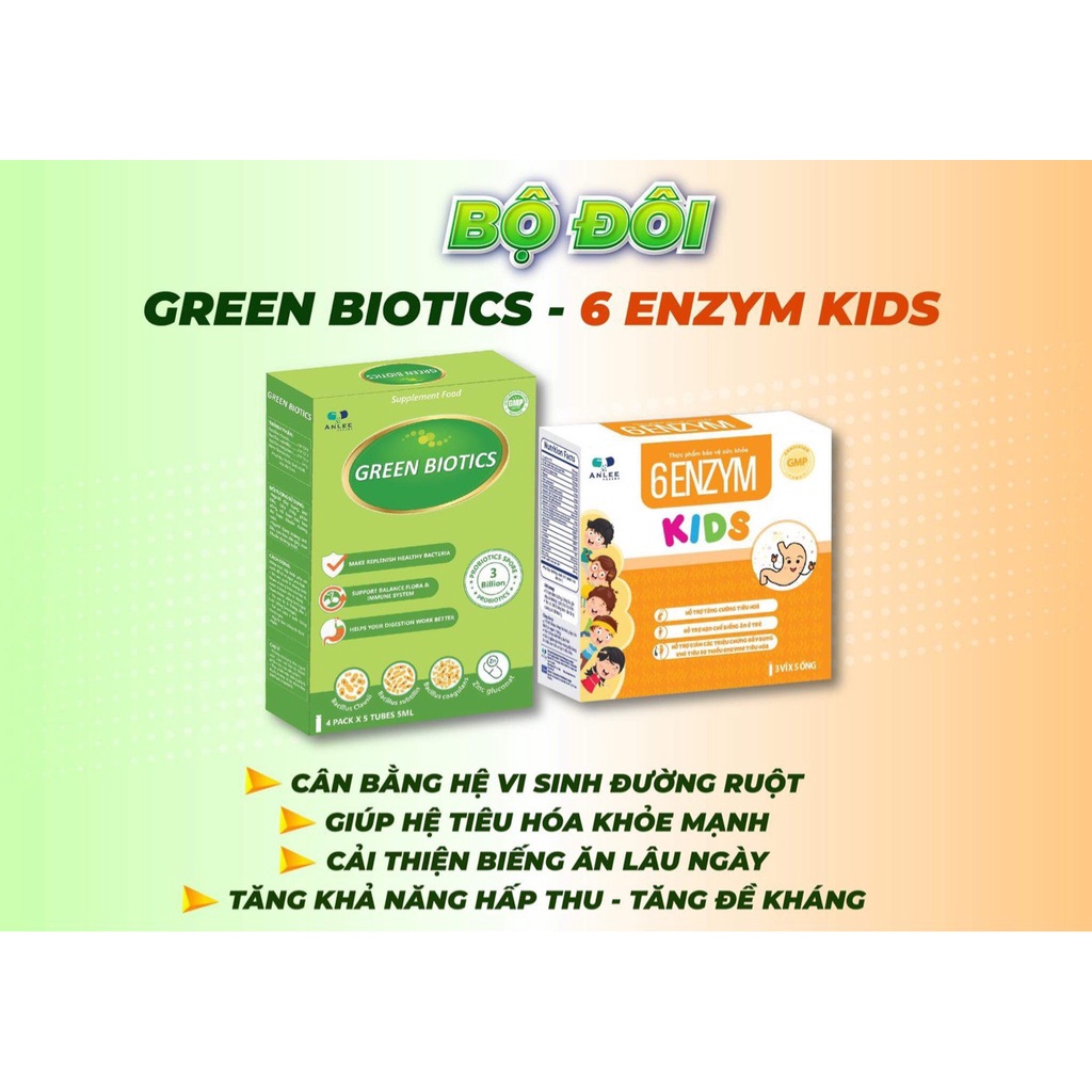 GREEN BIOTICS - MEN VI SINH BÀO TỬ LỢI KHUẨN