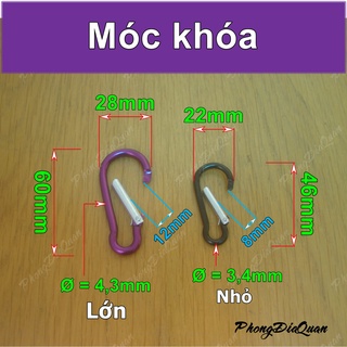 [ẨN] *** Móc khóa - Móc an toàn (bằng nhôm)