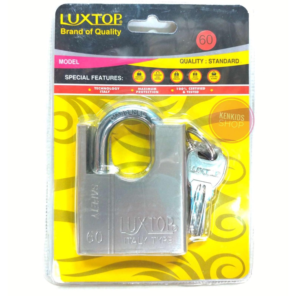 Ổ khóa chống cắt Luxtop lớn 60mm, chìa muỗng thumbnail