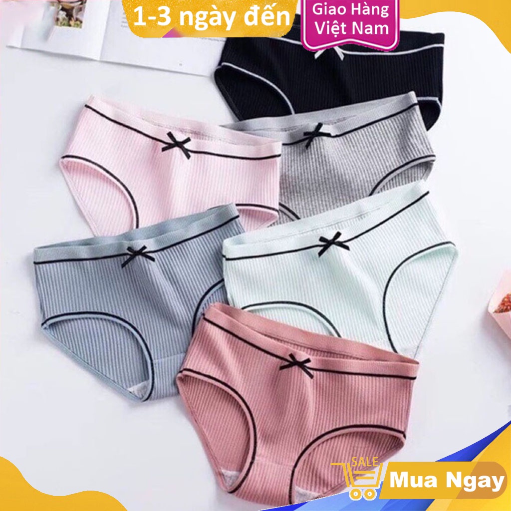 Quần Lót Nữ Len Tăm Cotton Kháng Khuẩn Nâng Mông Co Giãn 4 Chiều