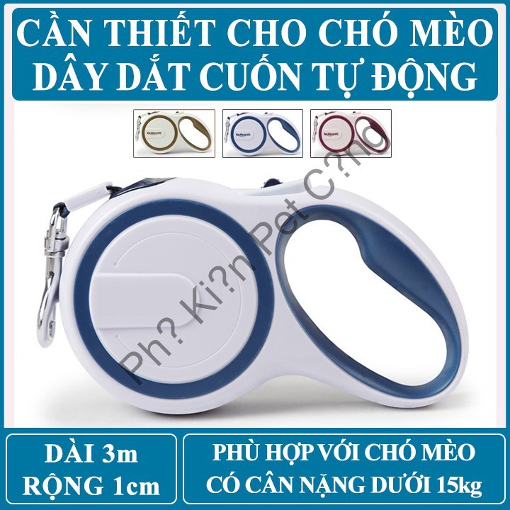 Dây Dắt Chó Mèo Cuốn Tự Động DD0802