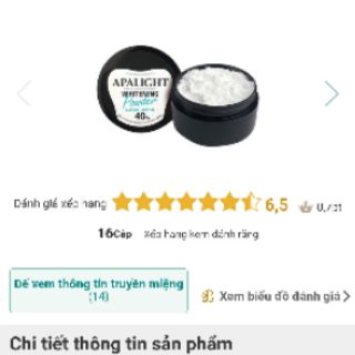 Bột trắng răng Apalight nội địa Nhật cao cấp