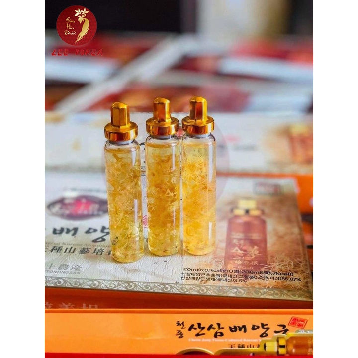 Tinh chất hồng sâm núi Cheon Jong Tissue hộp 30 ống 20ml cao cấp
