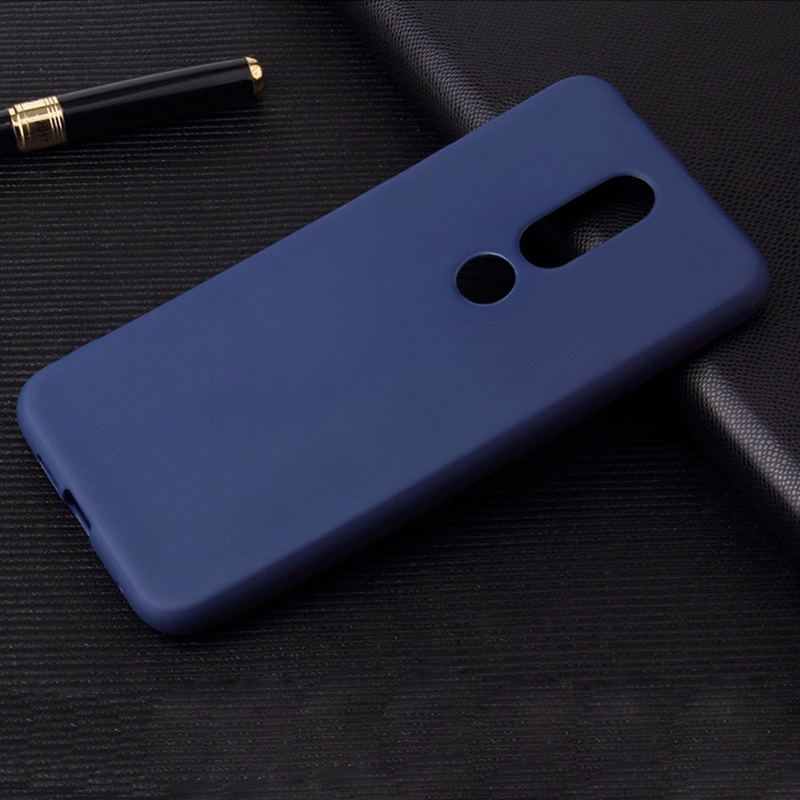 Ốp Điện Thoại tpu Mềm Chống Bụi Màu Kẹo Đục Cho nokia case 5 3.1 5.1plus x5 7plus 8 6.1 plus / x6