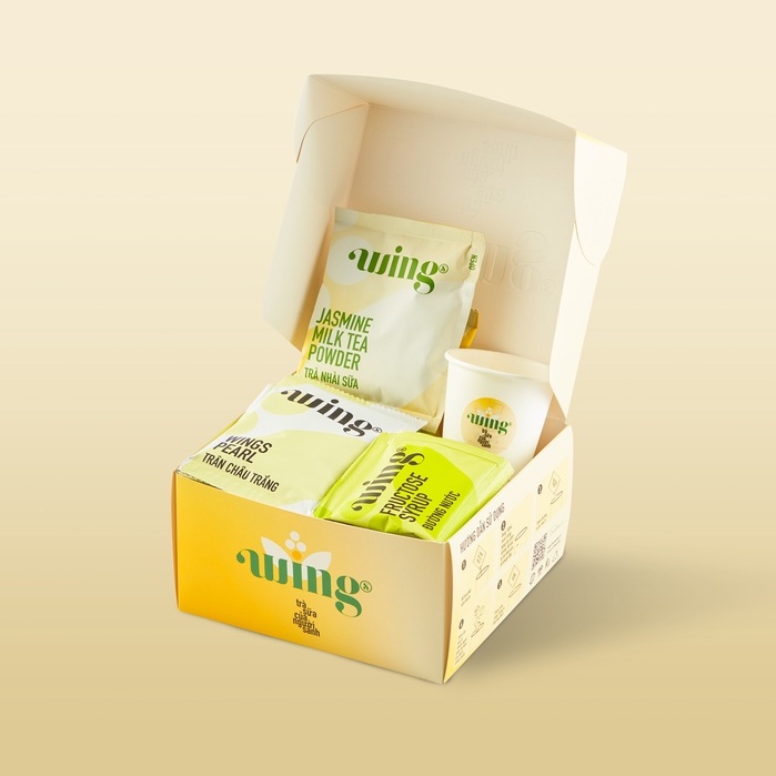 [Mã GROXUAN1 giảm 8% đơn 150K] Trà Nhài Sữa Trân Châu Trắng Wings đóng hộp 5 set (Tự pha tại nhà theo hướng dẫn) | BigBuy360 - bigbuy360.vn