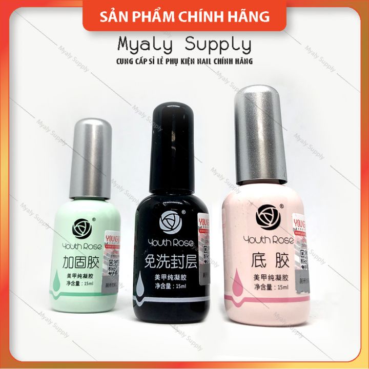 Sơn Base Top Cứng Móng Hoa Hồng