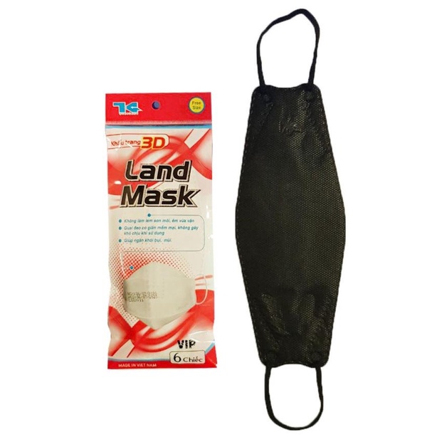 Khẩu Trang KF94 - 3D Landmask Cao Cấp 1 Túi 6 Cái