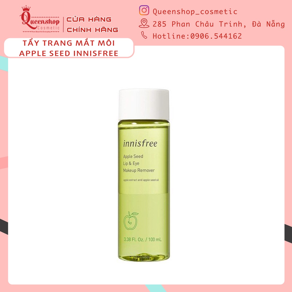 Tẩy Trang Mắt Môi Apple Seed Innisfree