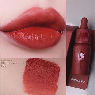 Son Peripera Peri’s Ink Velvet 2 màu 22 cam cháy