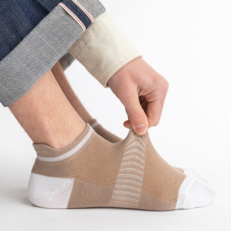 5 Đôi vớ thể thao nam thấm hút mồ hôi tốt thiết kế thời trang