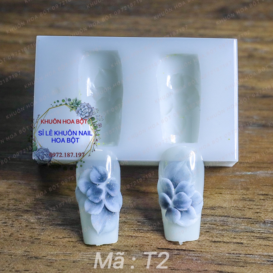 Khuôn hoa tay, Khuôn hoa nail