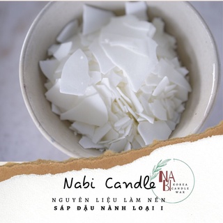Sáp đậu nành - dạng vảy - nguyên liệu làm nến thơm handmade - soy wax