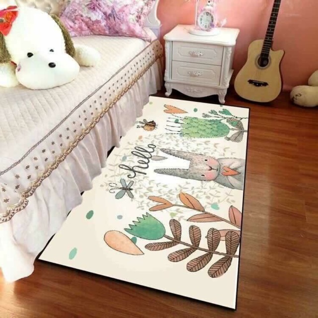 Thảm trải chân giường