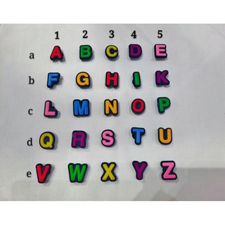 Jibitz charm stick thường loại chữ cái Phần1