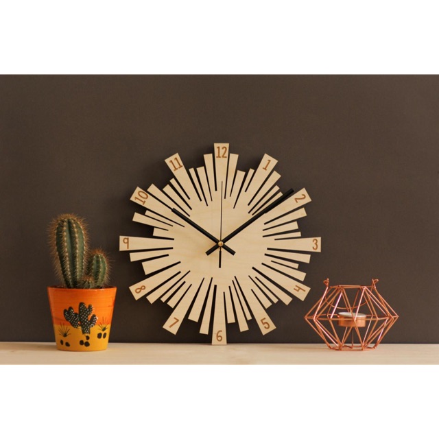 ĐỒNG HỒ DECOR BẰNG GỖ - ĐẸP - ĐỘC - LẠ ( có thiết kế theo yêu cầu )