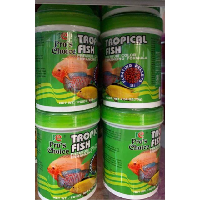 THỨC ĂN CHO CÁ ALI, SẶC, PHƯỢNG HOÀNG TROPICAL FISH PRO CHOICE 75G