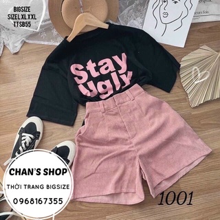 Bigsize 60- 90kg SÉT ÁO QUẦN NHUNG