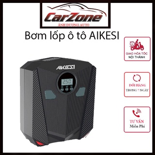 Bơm Lốp Ô Tô AIKESI, Bơm Xe Ô Tô Điện Tử Tự Ngắt - Kèm Đèn Pin Siêu Sáng