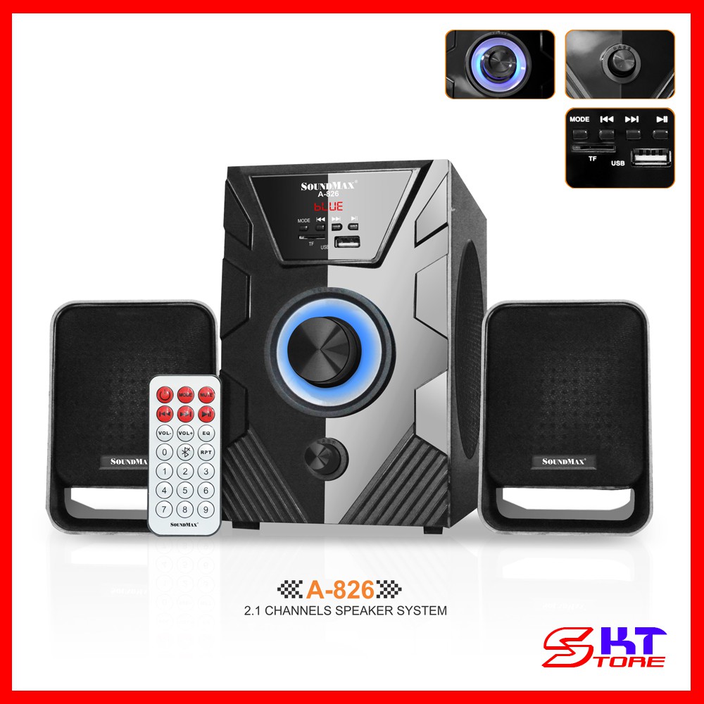 Loa Vi Tính SoundMax A826 Nhỏ Mà Có “Võ” - Hàng Chính Hãng