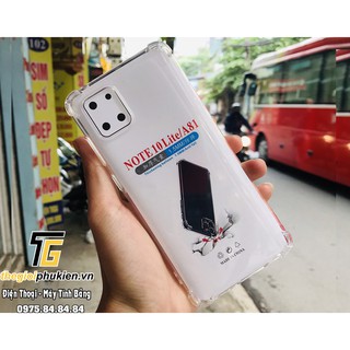 Ốp lưng Samsung Galaxy Note 10 Lite dẻo trong chống sốc