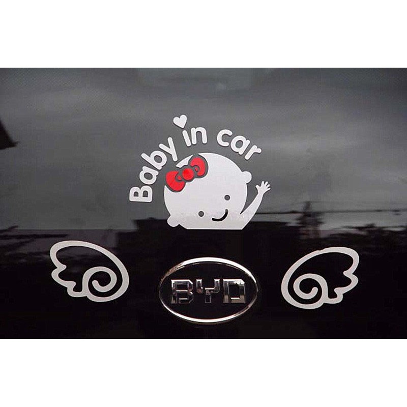 Decal Tem Baby In Car (mẫu 2) MS-66