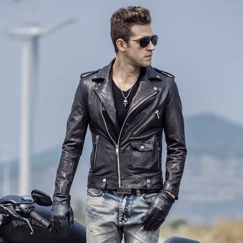 [ CÓ SẴN  ] Áo khoác da nam ZARA MAN, áo LEATHER JACKET Nam ( Ảnh thật +video)