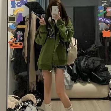 Áo Sweater Có Mũ Trùm Vải Mỏng Kiểu Retro Hàn Quốc Thời Trang Mùa Thu Cho Nữ