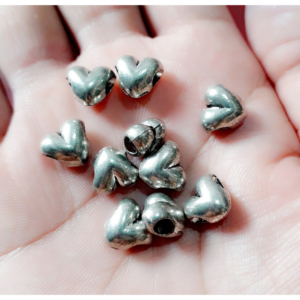 nguyên phụ liệu Phụ kiện charm xỏ - charm lùa 50g = 18k [ Charm giá sỉ ]