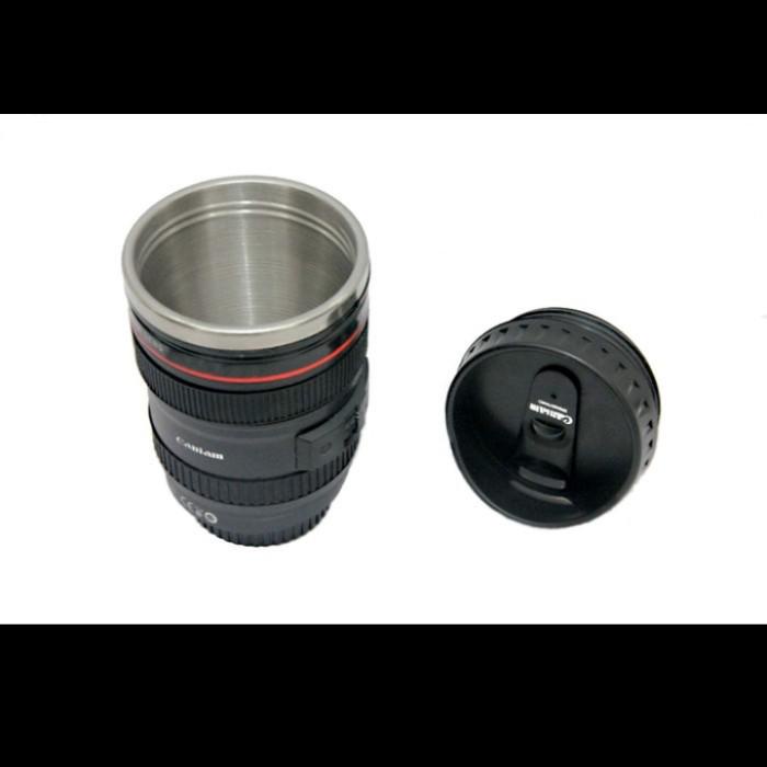 Cốc Đựng Ống Kính Máy Ảnh Nikon Canon 24-15mm Bằng Thép Không Gỉ