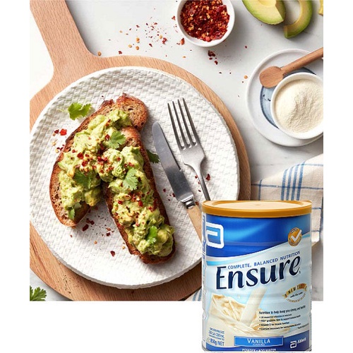 Sữa bột ensure ÚC hương vanilla hộp 850g dành cho người cao tuổi người suy nhược cơ thể Date 6/2024