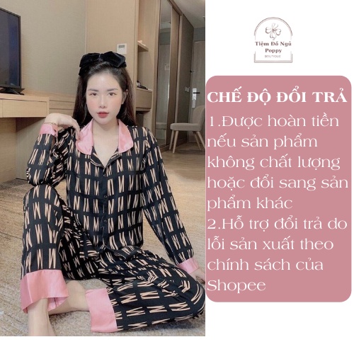 [ Qùa tặng dây cột tóc ] Đồ bộ nữ dài tay chất liệu kate thái giá rẻ pijama nữ hàn quốc đẹp bộ ngủ nữ dài tay cao cấp đẹ | BigBuy360 - bigbuy360.vn