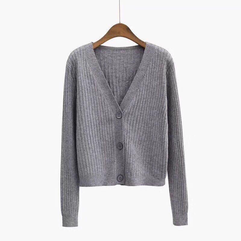 Áo khoác Cardigan dáng ngắn, áo khoác ngắn hàng Quảng Châu loại 1