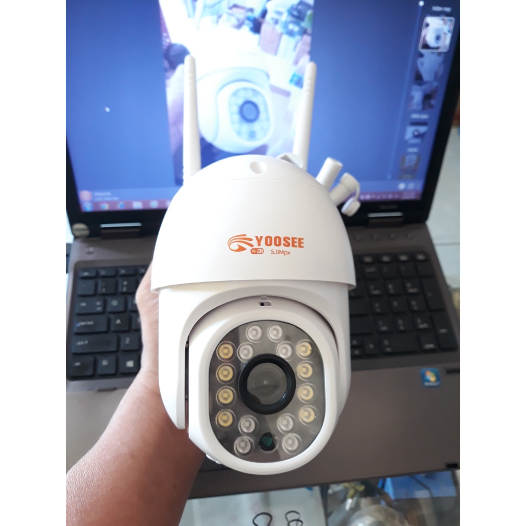 Camera IP Wifi Ngoài Trời Yoosee 16 Led 2.0Mpx HD1080P D16A + Thẻ nhớ Yoosee 32GB Full Box