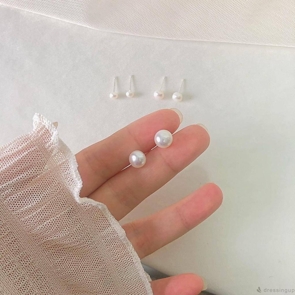 Khuyên tai đính ngọc trai giả thời trang sang trọng cho nữ