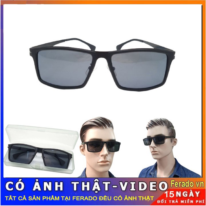 Kính mát nam gọng vuông chống tia cực tím