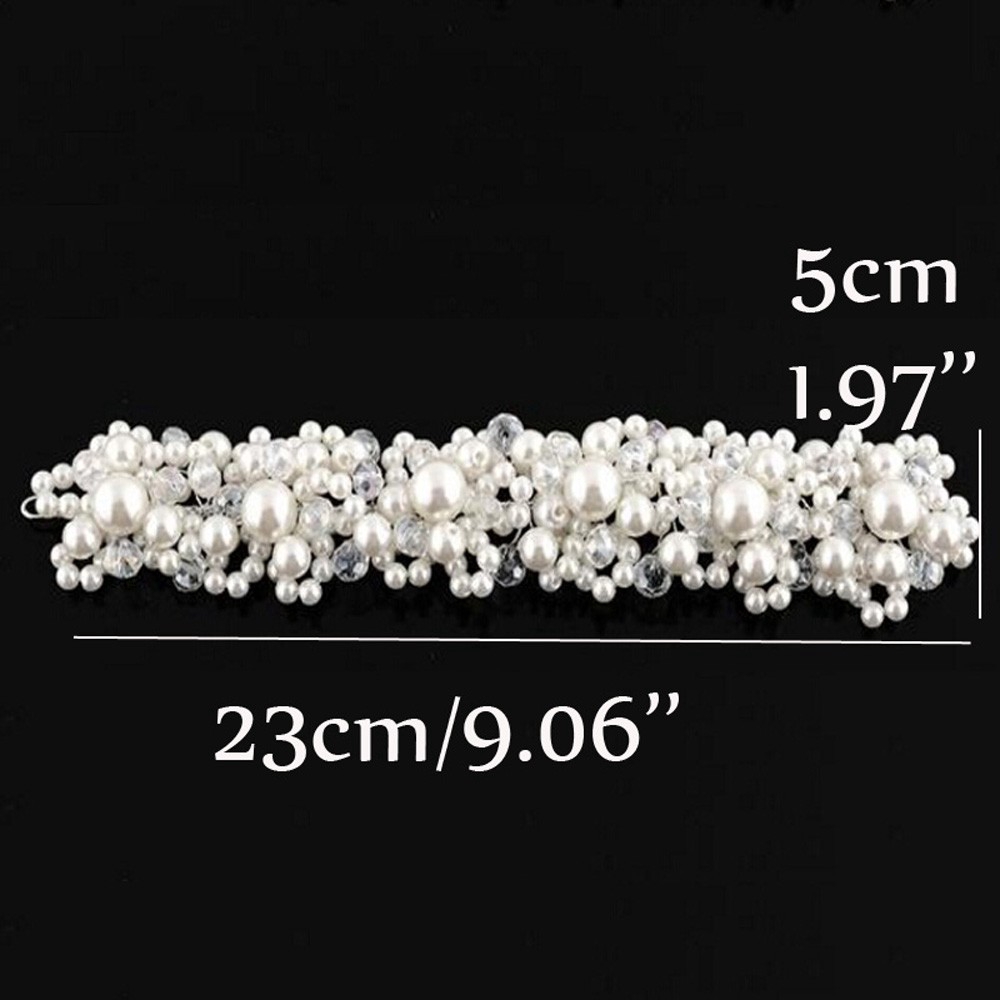 Cài tóc cô dâu đính hạt ngọc trai sang trọng