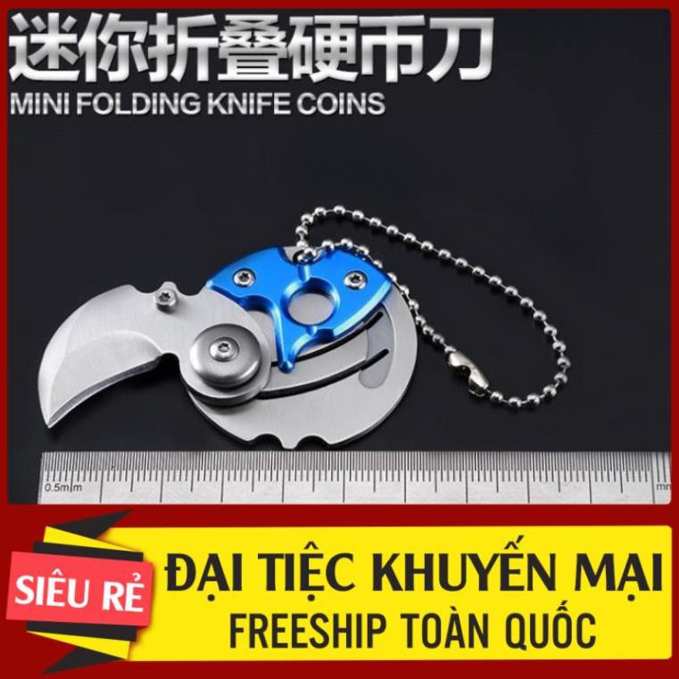 Dao Mini Tròn - Treo Móc Khó - Thép Không Gỉ - Hàng Có Sẵn