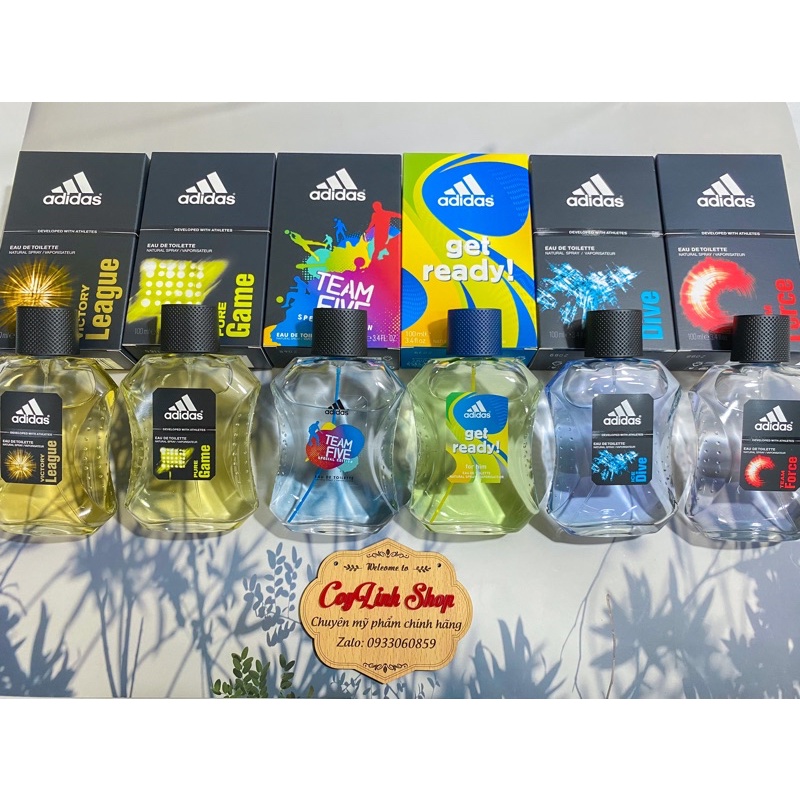 Nước hoa nam ADIDAS hương thơm nam tính 100ml chính hãng