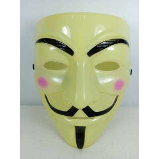Mặt Nạ anonymous Phiên Bản Màu Vàng Chất Lượng Cao