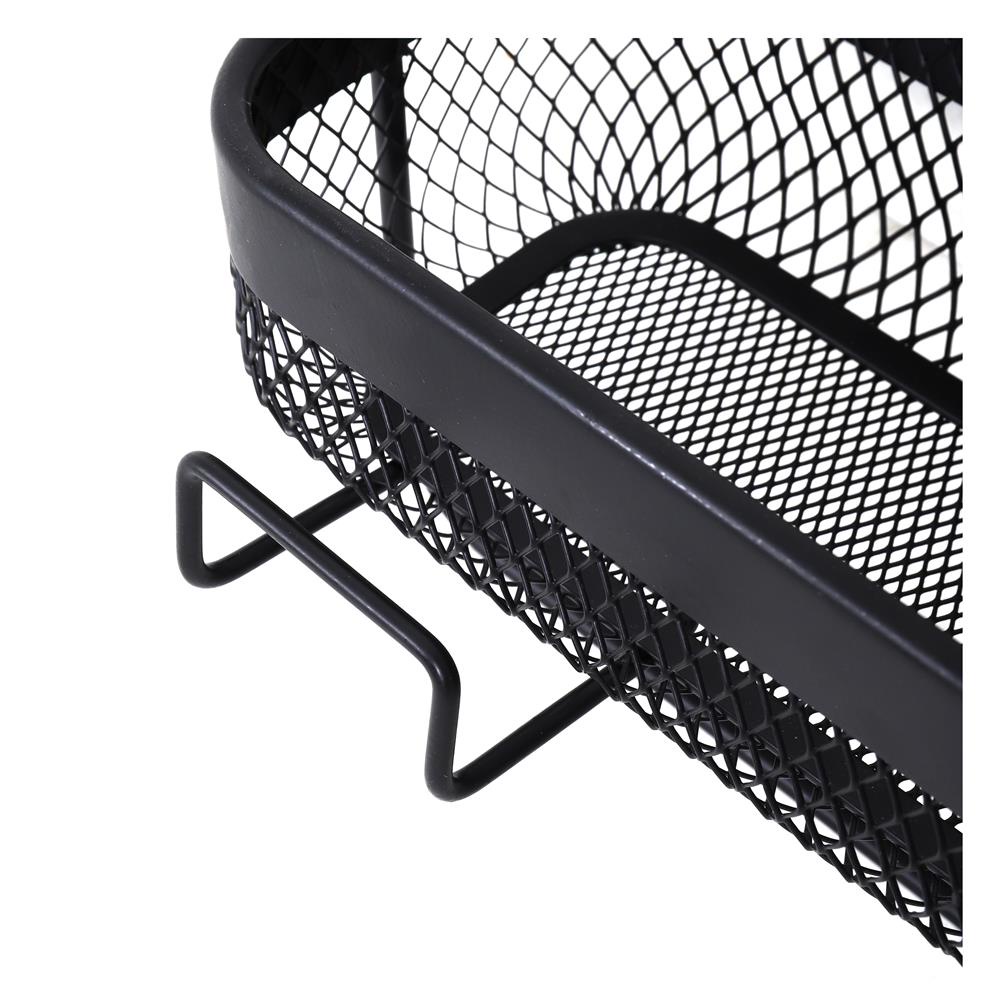 Homebase MOYA Giá/kệ để đồ phòng tắm KM074A bằng thép 14X32X12CM màu đen