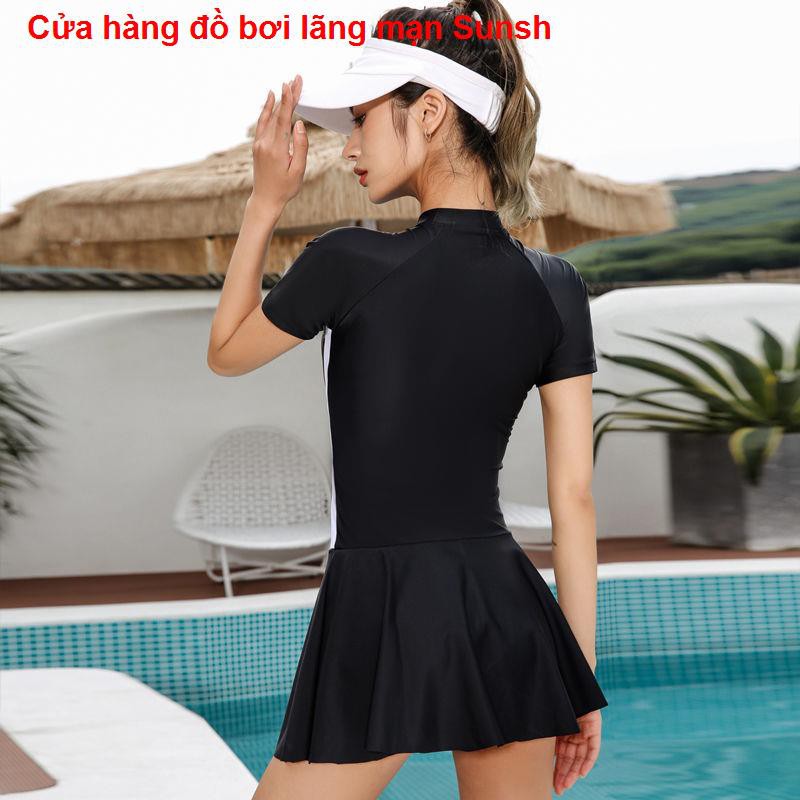 voucher thanh toánĐồ bơi mới Bà chuyên nghiệp Thể thao liên tục phẳng ngang bảo thủ mỏng Lặn bụng dài tay nóng su1