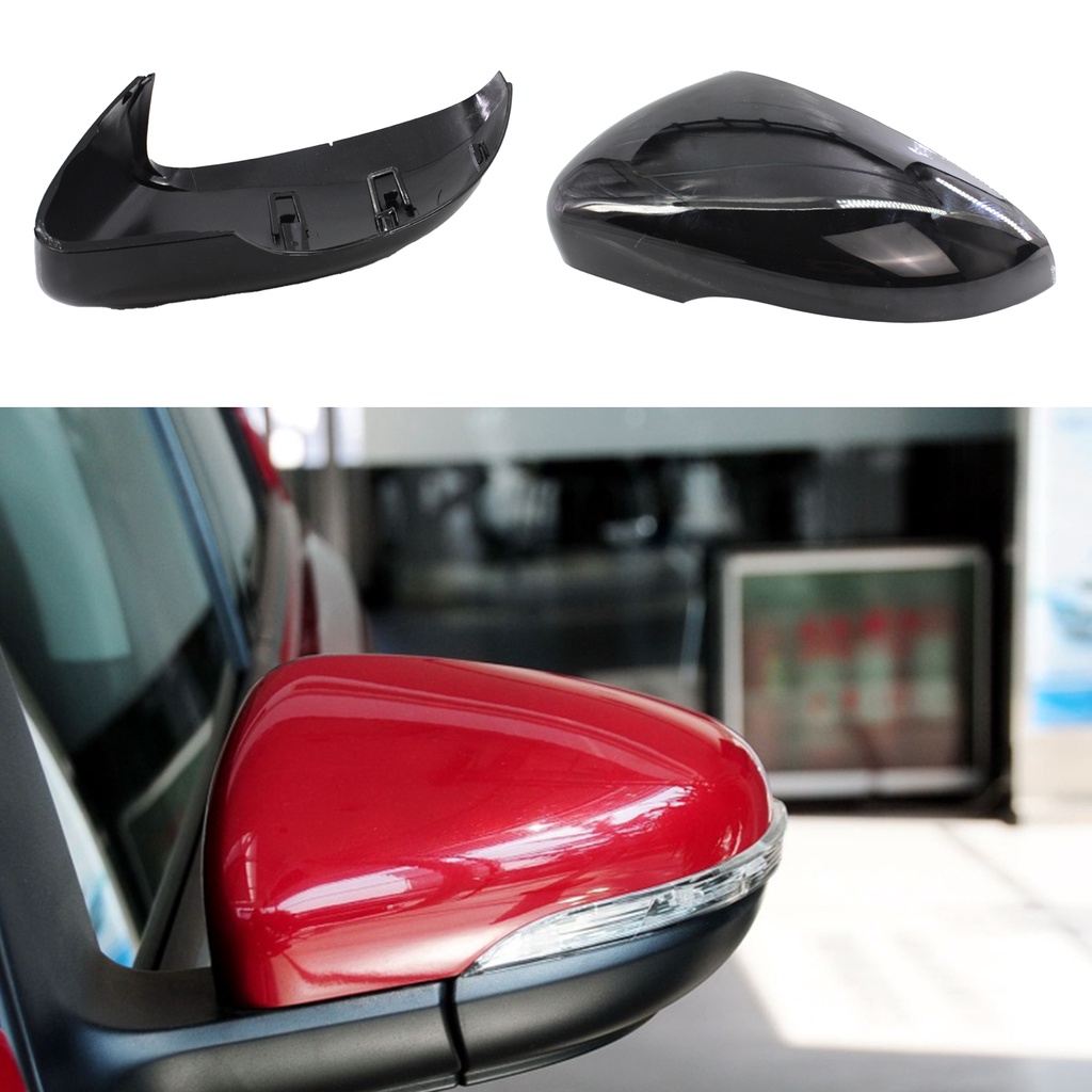 Ốp Gương Chiếu Hậu Xe Hơi Màu Đen Bóng 5K Chất Lượng Cao0857538 Dây Điện 5K 5K Chất Lượng Cao0857537 Phụ Kiện Chuyên Dụng Dành Cho VW Golf 6 MK6 09-12