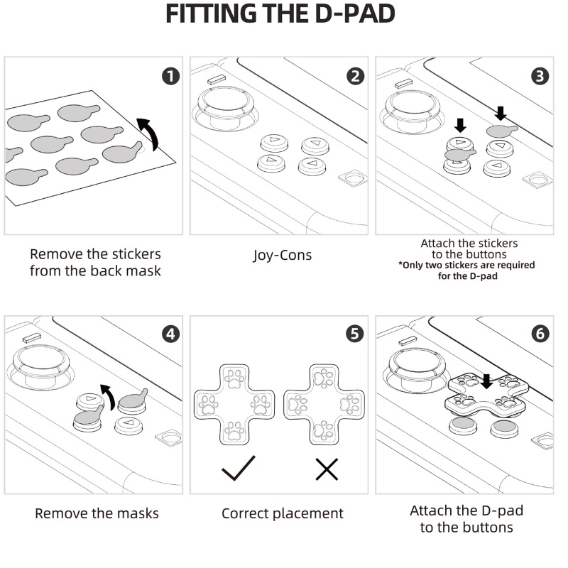 Bộ 7 Nút Bọc Cần Điều Khiển Dễ Thương Cho NS Switch