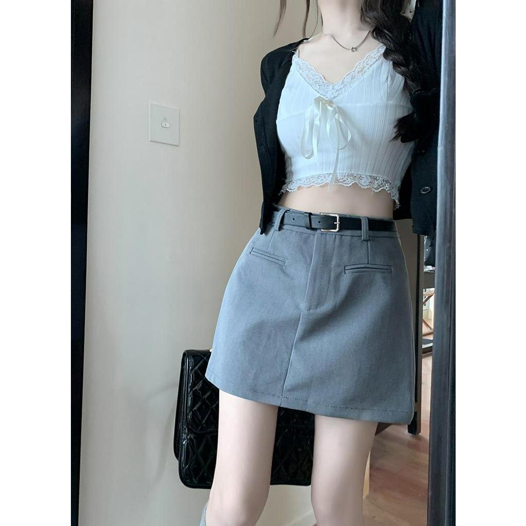 Chân Váy Chữ a Cạp Cao Phong Cách Mỹ Kiểu Mới 64500