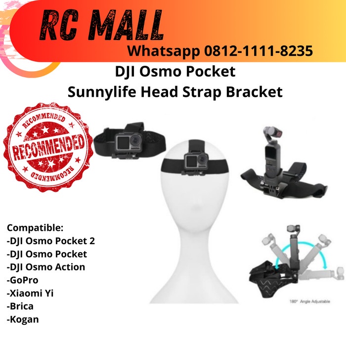 Dây đeo đầu cho máy ảnh Osmo Pocket Dji Osmo Action Gopro Xiaomi Brica | BigBuy360 - bigbuy360.vn