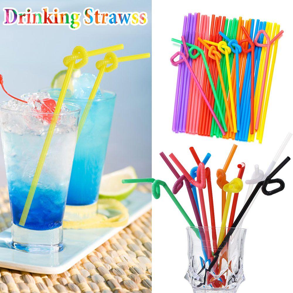 LEISURE Ống Hút Cong Dùng Một Lần Trang Trí Tiệc Cưới / Nhà Bếp