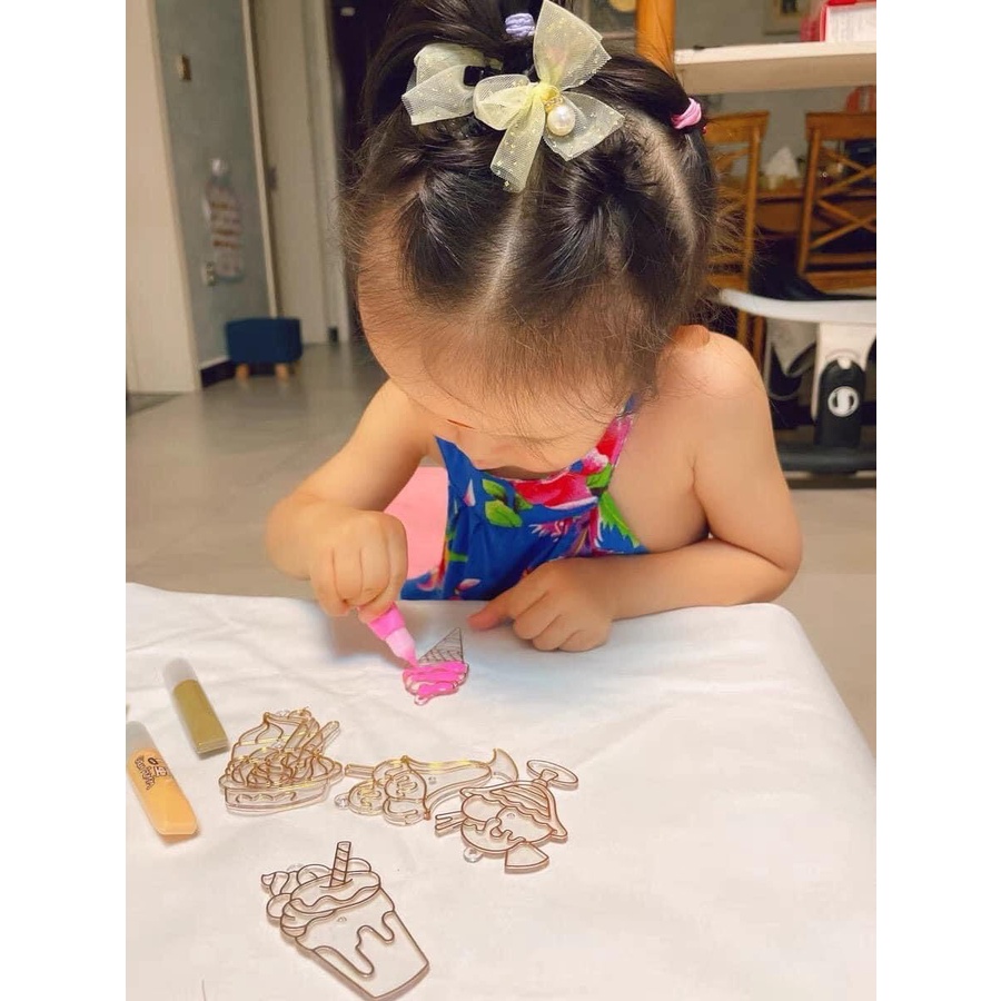 Set làm móc khoá Handmade siêu xinh cho bé thoái mái sáng tạo