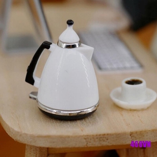 [DOU]Mini dollhouse kettle pot miniature kitchen kettle toy pot dolls decorations