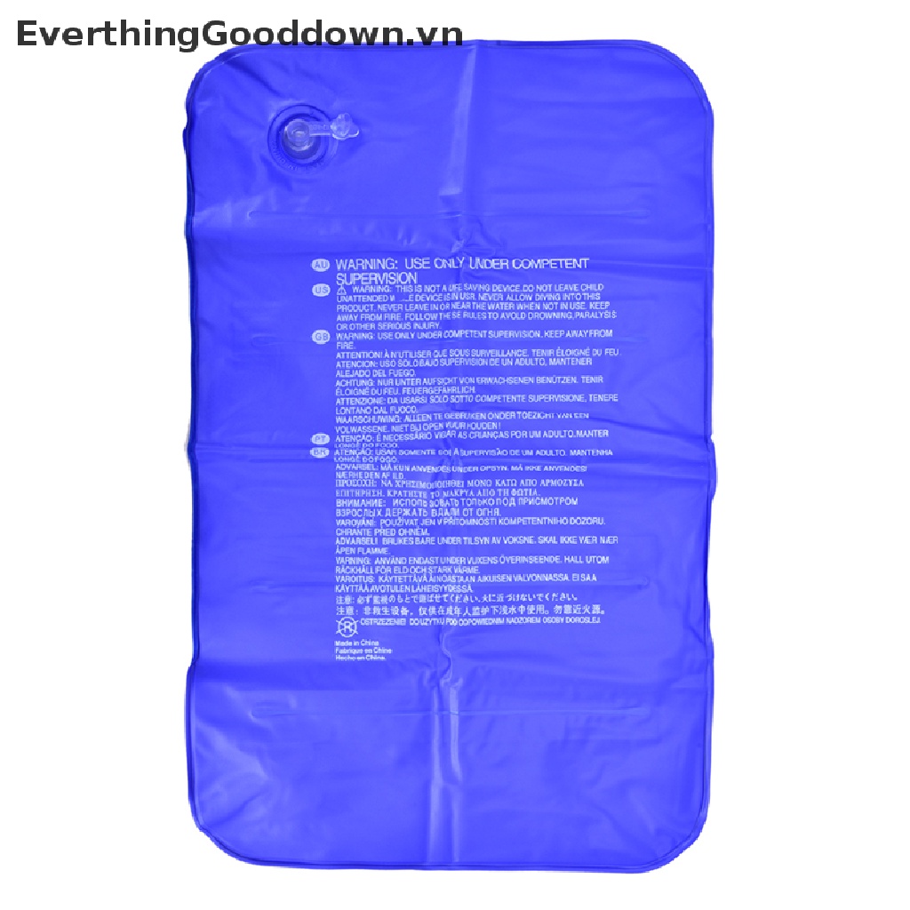 Everthinggooddown Gối Bơm Hơi Mềm Mại Gấp Gọn Tiện Lợi Du Lịch 47 * 30cm